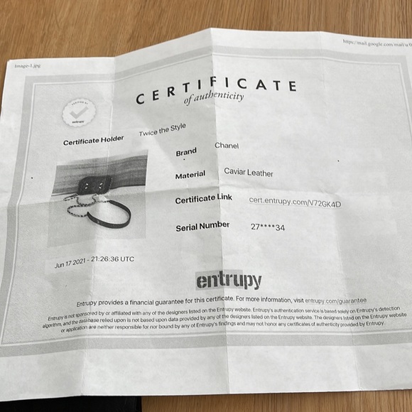 SOLD Chanel mini Filigree case - Picture 6 of 6